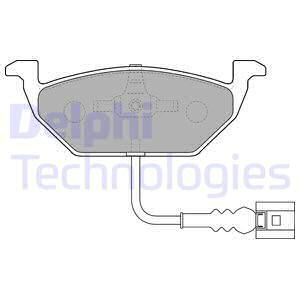 Klocki hamulcowe DELPHI LP1514 23131.19.7