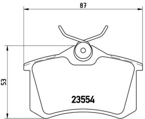 Klocki hamulcowe BREMBO P85020X 20961172