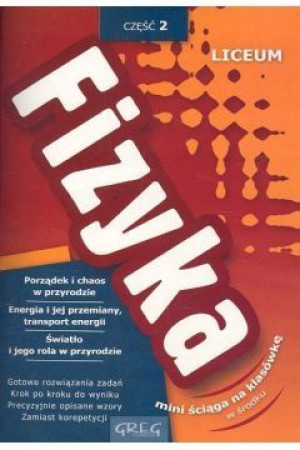 Fizyka + Mini ściąga na klasówkę 2 LICEUM jkl