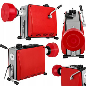Maszyna Do Czyszczenia Rur 390w 400rpm +7 Końcówek