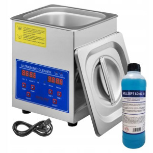 Myjka Ultradźwiękowa 1,3l 40khz 60w 220v +płyn