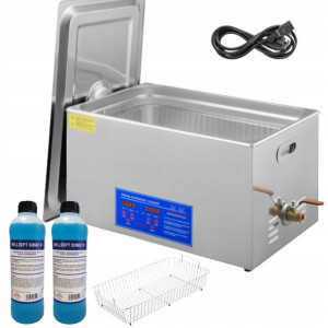 Myjka Ultradźwiękowa 30l Profesjonalna 1100w +płyn