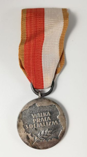 Stary medal odznaczenie kolekcjonerski Wałka Praca Socjalizm 1944 1984 PRL