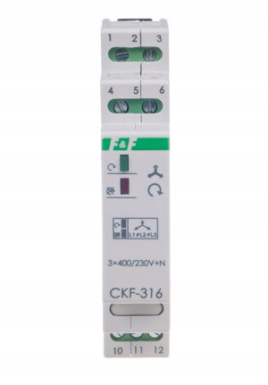 F&f Czujnik Zaniku Fazy 10a 1p 1m St Ckf-316