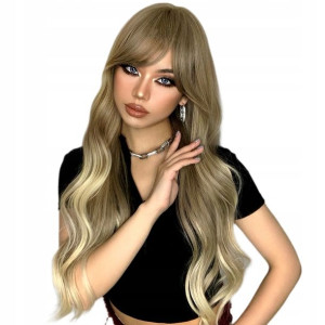 Peruka popielaty blond peruki damskie Jak naturaln
