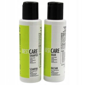 Szampon do peruk + balsam peruki damskie zestaw