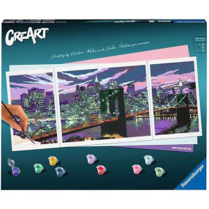 CreArt Nowy Jork Panorama Malowanie Po Numerach Ravensburger 23551