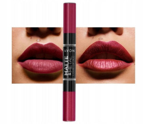 Avon – podwójna szminka w płynie Red Alert