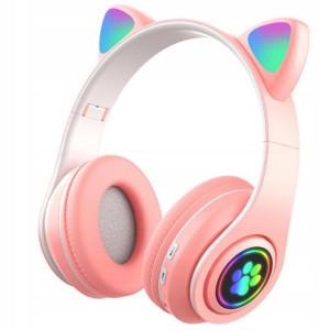 SŁUCHAWKI DLA DZIECKA Bluetooth AUX Mikrofon mp3