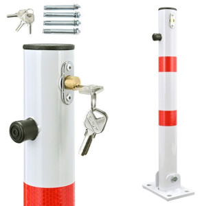 Blokada Zapora Bariera Parkingowa Słupek Parkingowy Składana 60cm Sn1821
