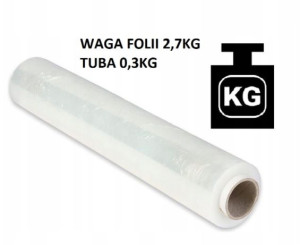 Folia Stretch Transparent Xxl Strecz Mega Rolka