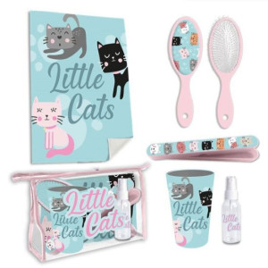 Zestaw toaletowy Kosmetyczka LITTLE CATS Kotek dla dzieci KIDS