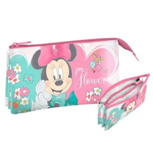 Piórnik szkolny MINNIE MOUSE trzykomorowy KIDS