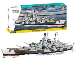 Klocki Cobi 4839 Okręt Battleship Tirpitz Hc Wwii 2810 El.