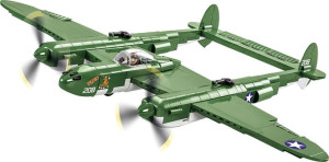 Klocki Cobi 5726 Samolot Myśliwiec P-38h Lockheed P-38 H Lightning 545 El.