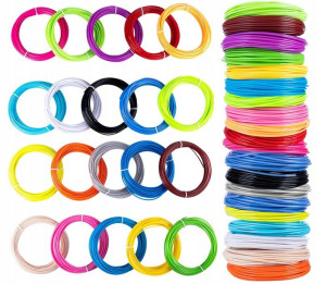 Filament Wkład Do Długopisu 3D 20 Kolorów Pla 100M