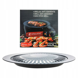 Grill nakładka do kuchenki turystycznej 32cm płyta
