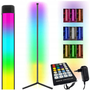 Lampa Podłogowa Stojąca Narożna LED RGB+CCT 20W