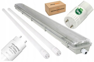 Oprawa Hermetyczna 120cm + 2x Świetlówki PREMIUM