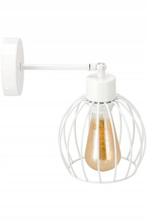 Lampka Nocna LED Do Czytania KULA DRUCIANA 1XE27