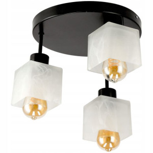 Żyrandol Lampa Wisząca Led Do Kuchni 3xe27 Szklana