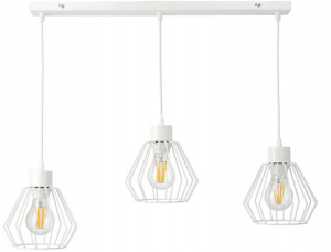 Żyrandol LED Do Kuchni LAMPA LED E27 DIAMENT BIAŁY