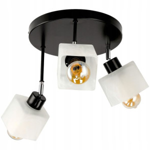 Lampa do Kuchni LED Sufitowa Szklana 3XE27