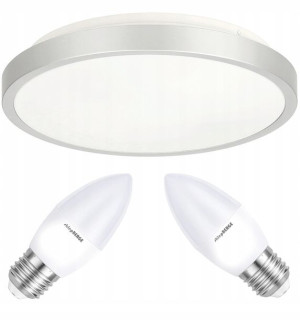 Oprawa Plafon Lampa Sufitowa LED 2xE27 = 20W C37