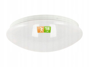 Lampa Sufitowa Plafon LED 18W Z Czujnikiem Ruchu