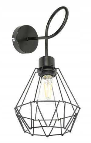 Lampa Wisząca Sufitowa Zawijana Loft Diament Duży