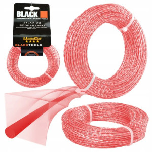 Żyłka Do Kosy Wzmacniana Zbrojona 50m 2.4mm Spiral