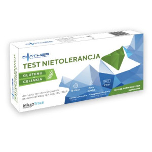 Test na nietolerancję Glutenu + Celiakia 1 sztuka