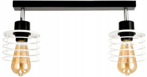 Lampa Sufitowa Kinkiet LED KLOSZ BIAŁY 2XE27
