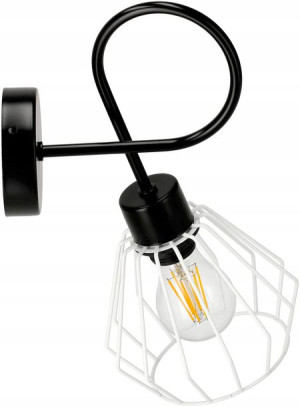 Lampa Sufitowa Led Nocna Lampa Diament Biały