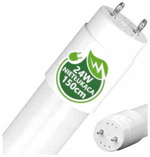 Świetlówka LED 150cm 24W 2200Lm nietłukąca barwy