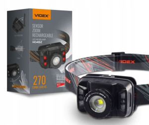 Latarka LED Czołowa ZOOM 270LM 5W 5000K IP65
