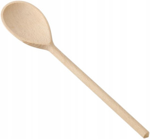 Łyżka Drewniana Bukowa Przybory Kuchenne 12'' 30cm