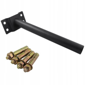 UCHWYT do Lampy ulicznej 41CM RURA Ø48mm Czarny
