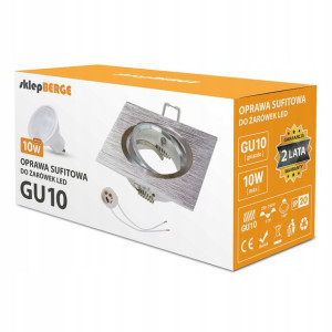 Oprawa halogenowa LED Alu R+ żarówka GU10 5W