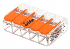 Złączka WAGO 5x0,2-4mm2 compact