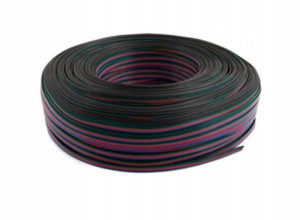 Przewód kabel do taśma LED RGB 4 żyły linka