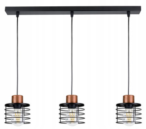 Lampa Wisząca Sufitowa Belka Regulowana Sprężyna C