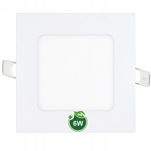 Panel LED plafon kwadrat wpuszczany 6W CCD 3 BARWY