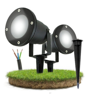 REFLEKTOR ogrodowy LED WBIJANY szpikulec GU10 IP55