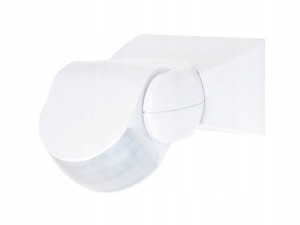 Czujnik ruchu LED biały IP65 180 st 1200W