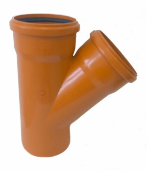 Trójnik kanalizacyjny zewnętrzny PP 160/160/45