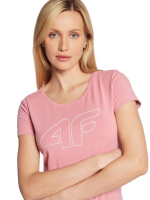T-shirt damski 4F różowy H4Z22 TSD353
