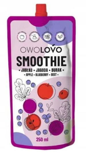 Owolovo Smoothie Jabłko Jagoda Burak 250ml