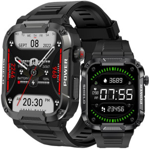 Smartwatch Zegarek Męski Militarny Rozmowy Menu Pl