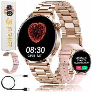 Smartwatch damski ELITE Zegarek dla kobiety MENUPL